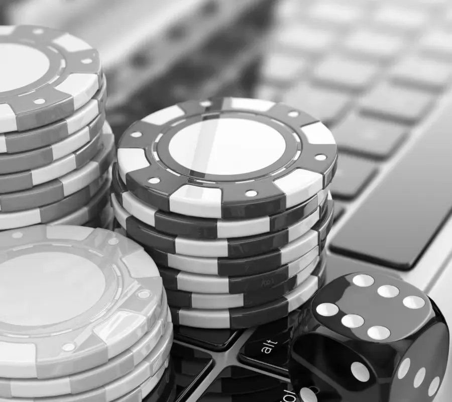 A sleek gaming parlor showing a concentrated gambler at a roulette board — classic 8999Bet imagery.